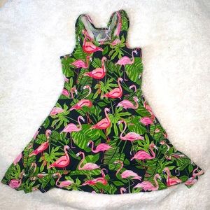 Girls flamingo dress 🦩